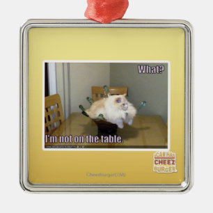 I'm not on the table metal tree decoration