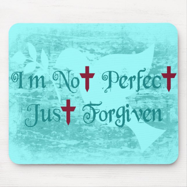I'm Not Perfect Mouse Mat (Front)