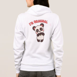 Im Not Perfect Panda Cute Aesthetic Hoodie