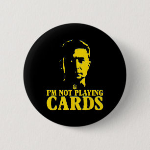 I'm Not Playing Cards This Is My Suit Zelenskyy Wo 6 Cm Round Badge