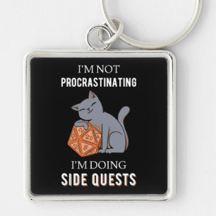 I'm Not Procrastinating I'm Doing Side Quests III Key Ring