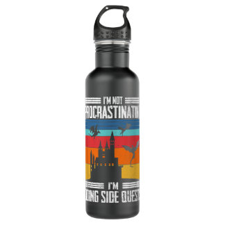 I'm Not Procrastinating I'm Doing Side Quests RPG  710 Ml Water Bottle