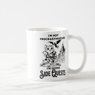 I'm Not Procrastinating I'm Doing Side Quests Rpg Coffee Mug