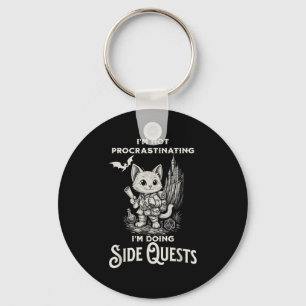 I'm Not Procrastinating I'm Doing Side Quests Rpg  Key Ring