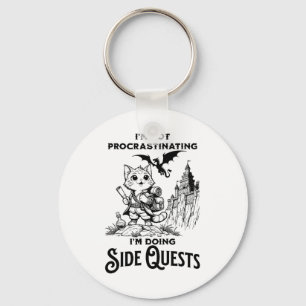 I'm Not Procrastinating I'm Doing Side Quests Rpg  Key Ring