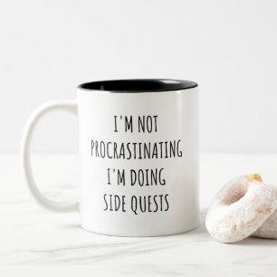 I'm Not Procrastinating, I'm doing Side Quests Two Two-Tone Coffee Mug