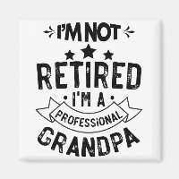 I'm Not Retired I'm A Professional Grandpa Funny G