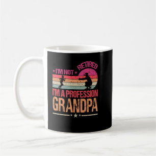 I'm Not Retired I'm A Professional Grandpa Vintage Coffee Mug