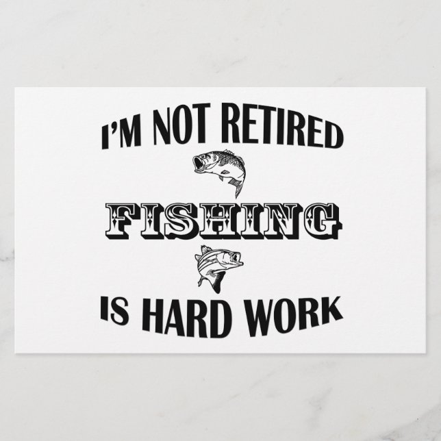 I'm Not Retired Stationery (Front)