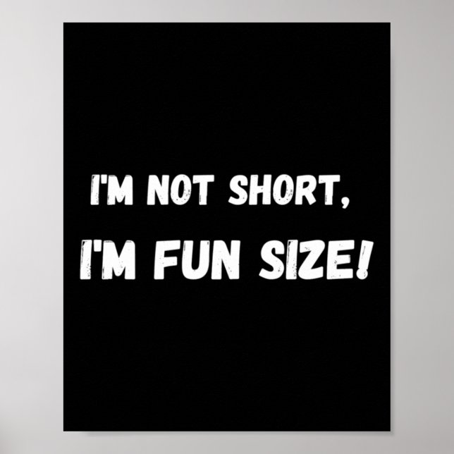 I'm Not Short  Poster (Front)