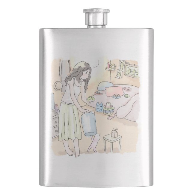 I'm not sure hip flask (Front)