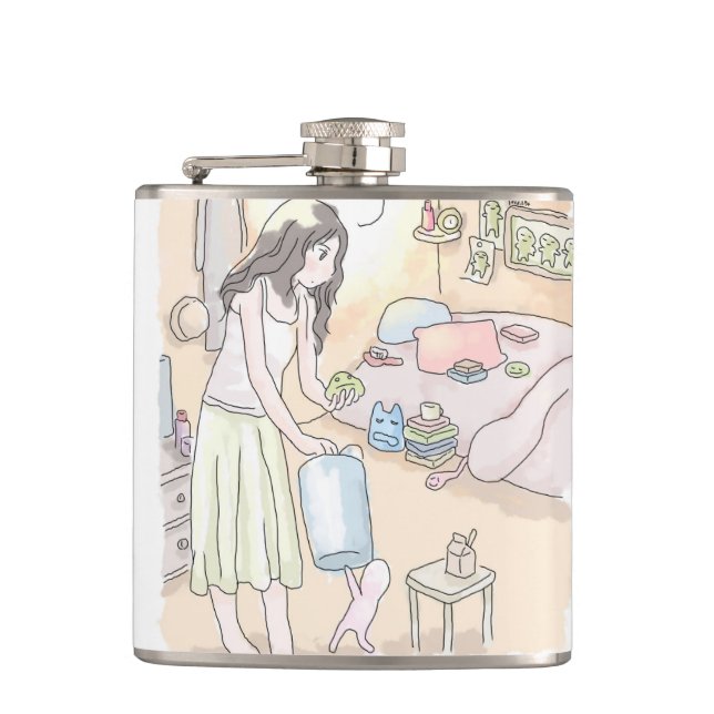 I'm not sure hip flask (Front)