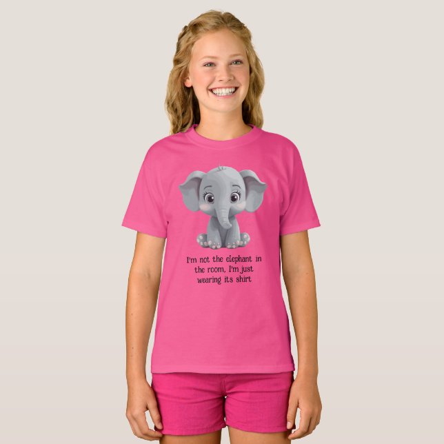 I'm Not the Elephant in the Room T-Shirt (Front Full)