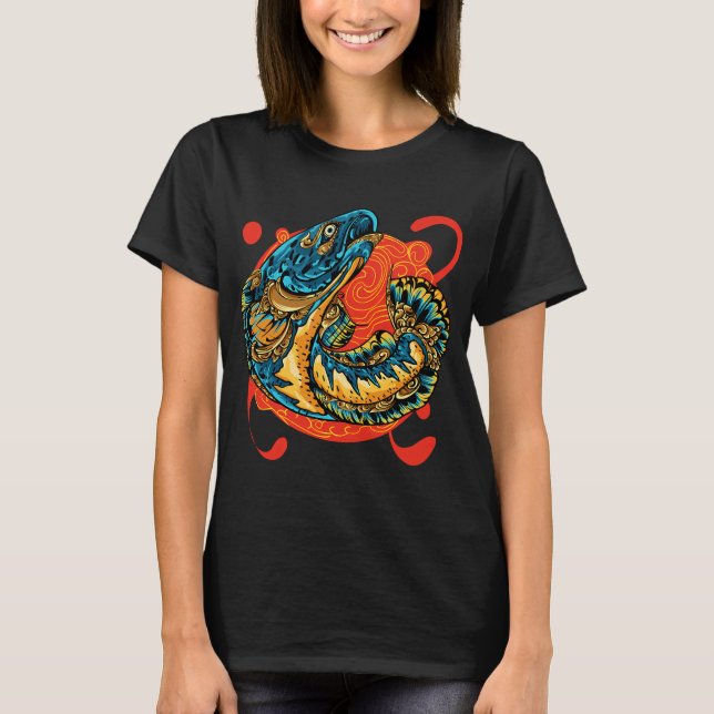 I'm Not Waiting For A Fish T-Shirt (Front)