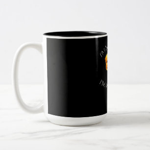 Im Not Yelling I'm Projecting Actress Actor Masks Two-Tone Coffee Mug