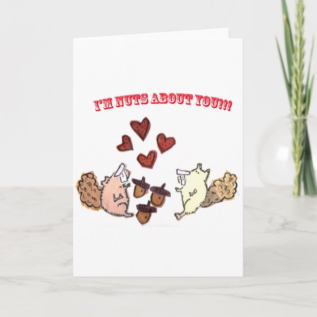 IM NUTS ABOUT YOU CARD (Front)