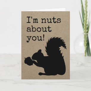I'm nuts about you! holiday card