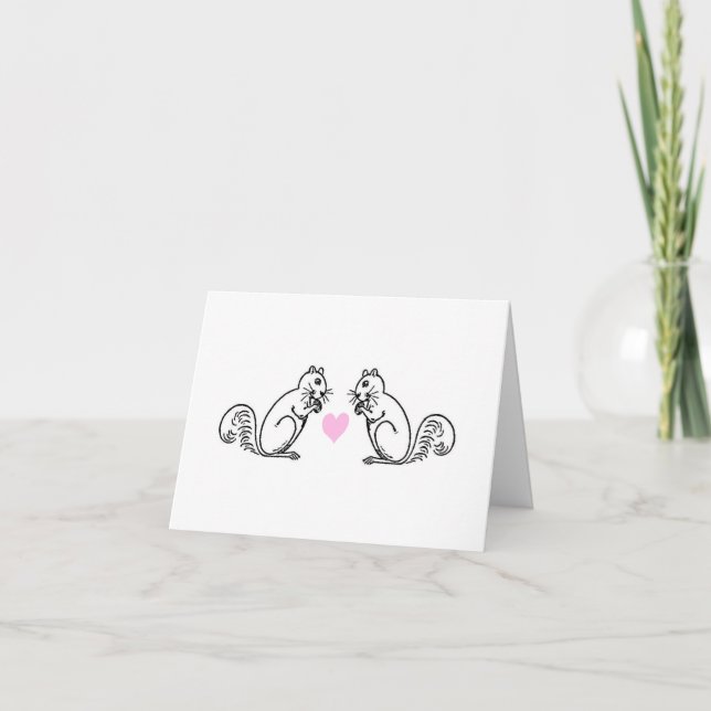 I'm nuts about you. holiday card (Front)