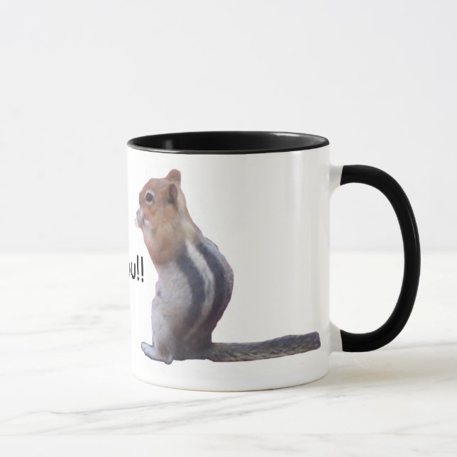 I'm nuts about you! mug (Right)