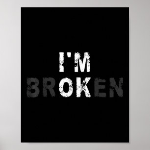 Im Ok Invisible Illness Mental Health Awareness Im Poster