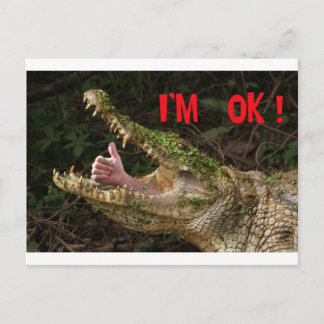 I'm ok ! postcard