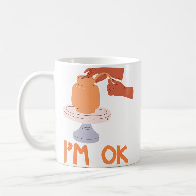 Im Ok Pottery Maker Coffee Mug (Left)