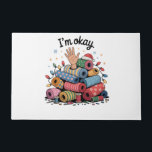 I'm Okay Funny Quilting Christmas Lovers Doormat<br><div class="desc">Im Oky Quilt,  Quilting Humor Christmas,  Quilter Inside Joke,  Festive Sewing Meme,  Crafty Holiday Shirt,  Funny Quilt Block,  OKY Quilt Lover,  Cozy Christmas Craft,  Quilting Community Gift,  Holiday Maker Humor</div>