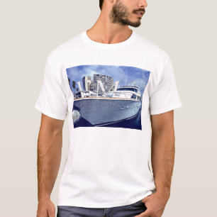 I'm on a Boat, White. T-Shirt