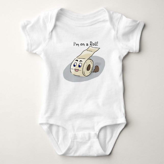 I'm on a Roll Baby Bodysuit (Front)