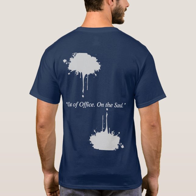 I'm On Beach Time – Minimal Summer Tee (Back)