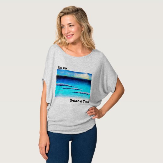 I'm on Beach time women's top