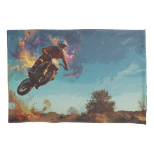 I'm On Fire - Motocross Rider Pillowcase