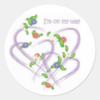 I'm on my way sticker