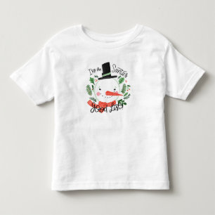 I'm on Santa's Good List Snowman Toddler T-shirt