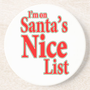I'm on Santa's Nice List Coaster