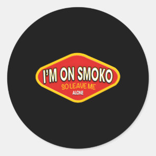 I'M On Smoko Australia The C Straya Aussie Punk Classic Round Sticker