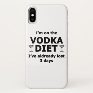I'm On The Vodka Diet iPhone X Case
