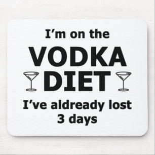 I'm On The Vodka Diet Mouse Mat