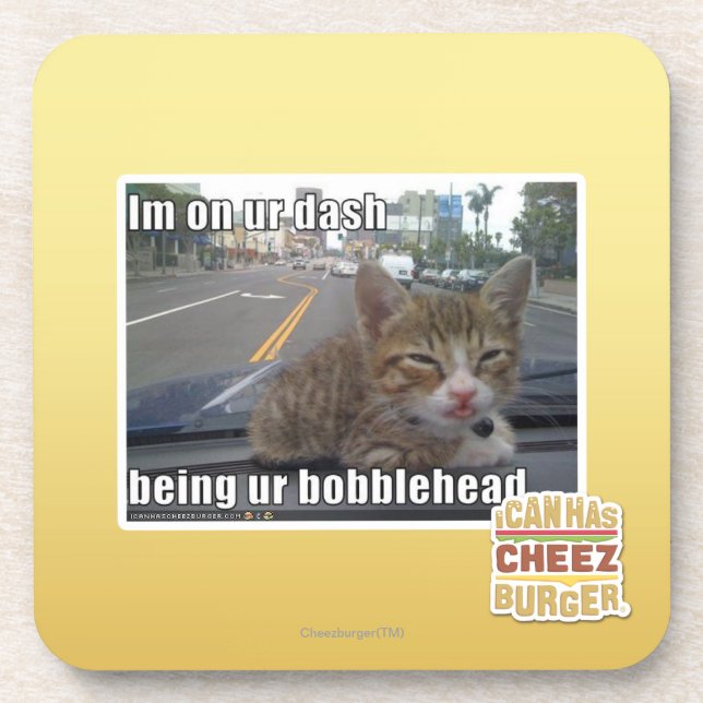 Im on ur dash coaster (Front)