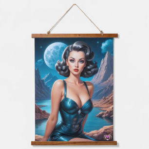 I'm On Vacation AI Concept Art by Xzendor7 Hanging Tapestry