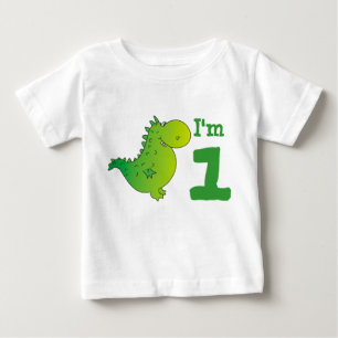 I'm One Baby's First Birthday T-Shirt,Cute Dragon Baby T-Shirt
