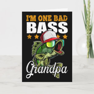 I'm One D B Grandpa B Fishing Father's Day Gift  Card