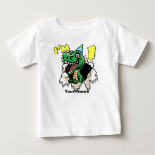 I'm One Dinosaur Rip Baby T-Shirt