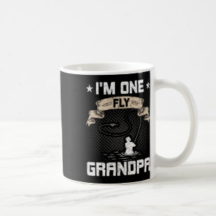 I'm One Fly Grandpa Fly Fishing Grandpa Coffee Mug
