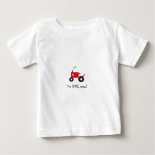 "I'm ONE now!" Baby Tractor T-Shirt