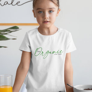 I'm Organic   Elegant Minimal Handwritten Script T-Shirt