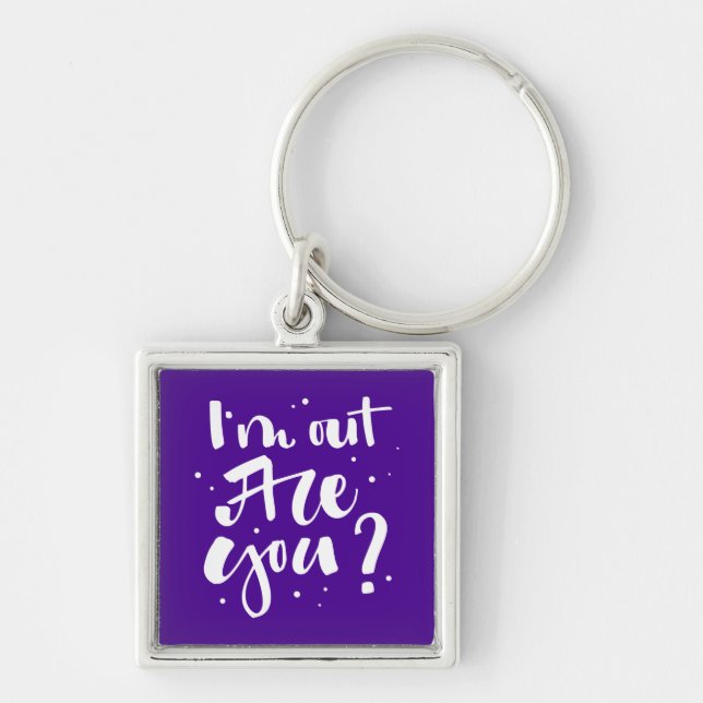 I'm Out Are You? Key Ring (Front)
