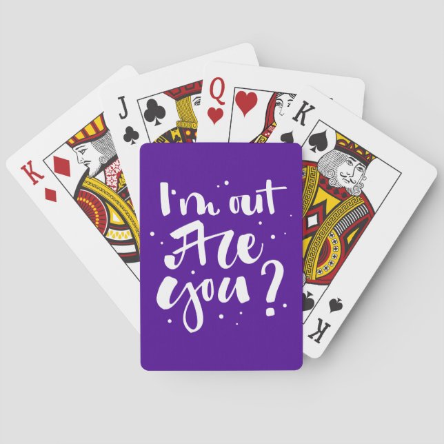 I'm Out Are You? Playing Cards (Back)
