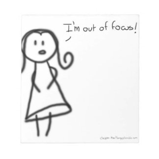 I'm out of focus notepad