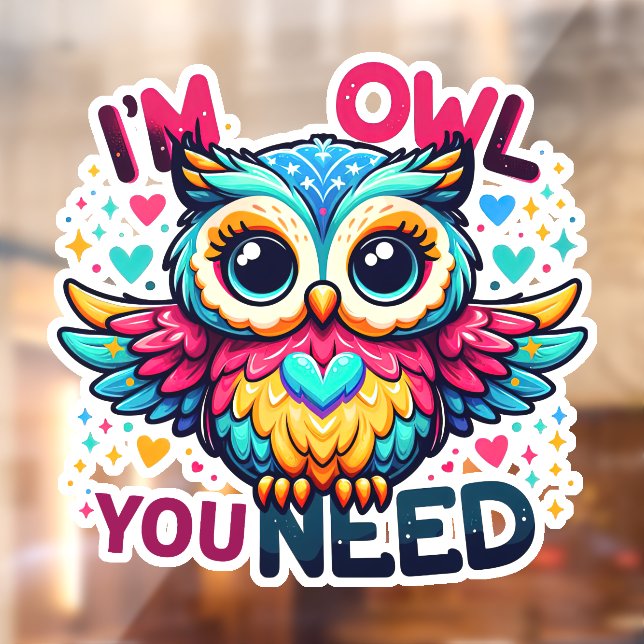 I'm owl you need window cling (Sheet 2)